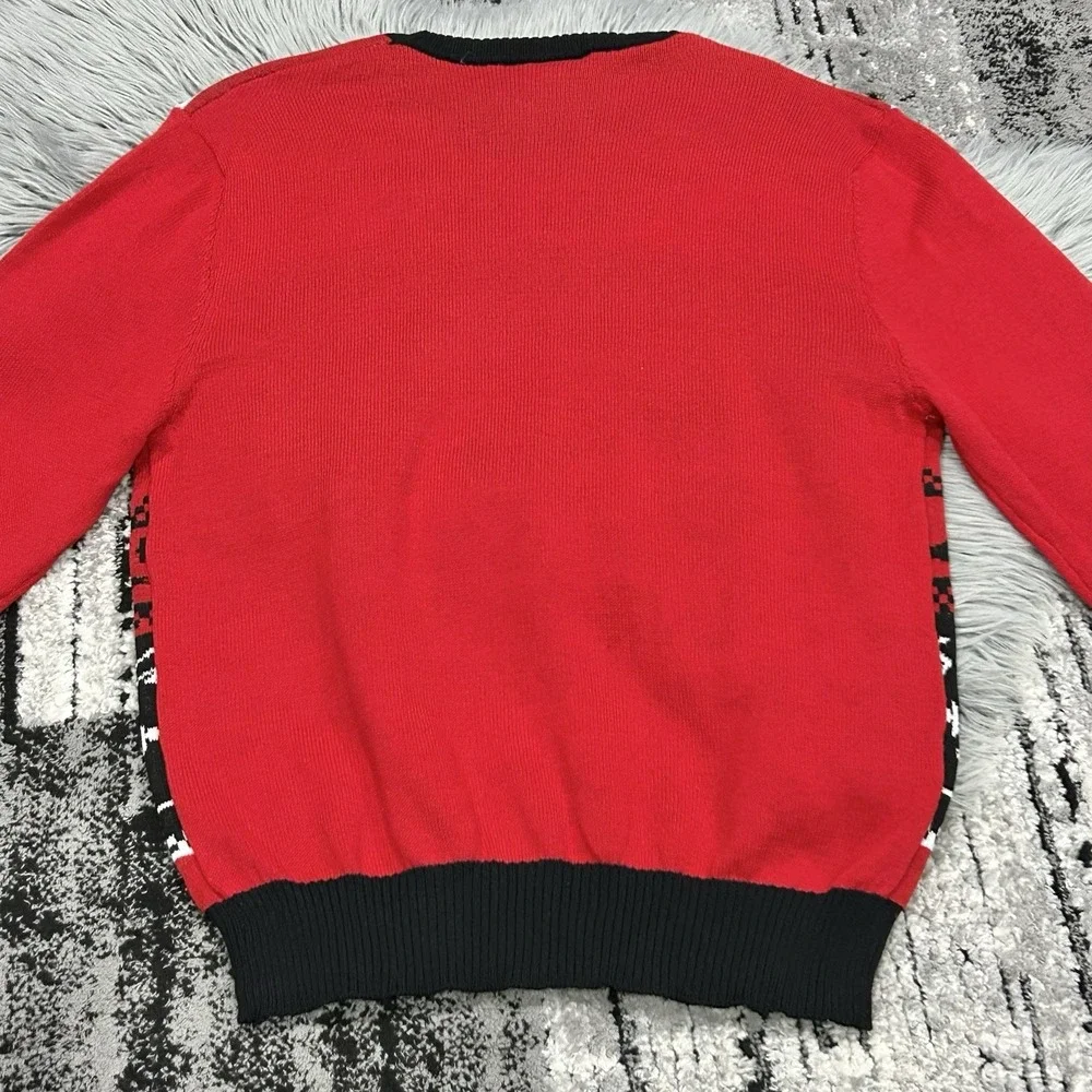Star Wars Mens‎ Red Ugly Christmas Sweater Darth Vader Red Black Holiday XXL